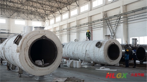 竹屑連續(xù)式炭化爐保溫