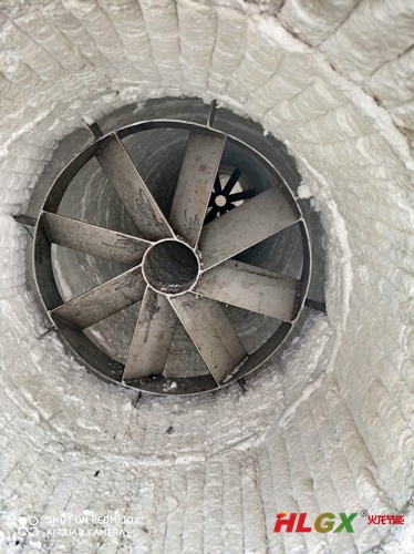 脫硝項(xiàng)目旋風(fēng)管保溫